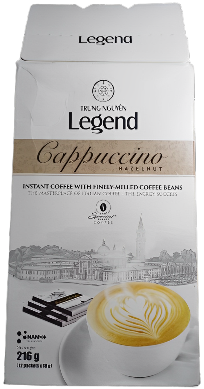 Vietnam Coffee Legend Cappuccino Hazelnut (imported)