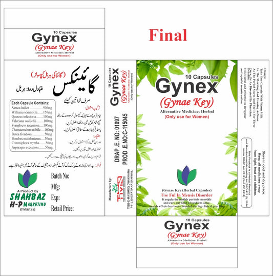 Gynex (Gynae Key) - Herbal Capsules for Women’s Health