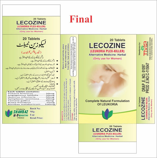 Lecozine (Leukoria Plex-Killer) – 20 Tablets